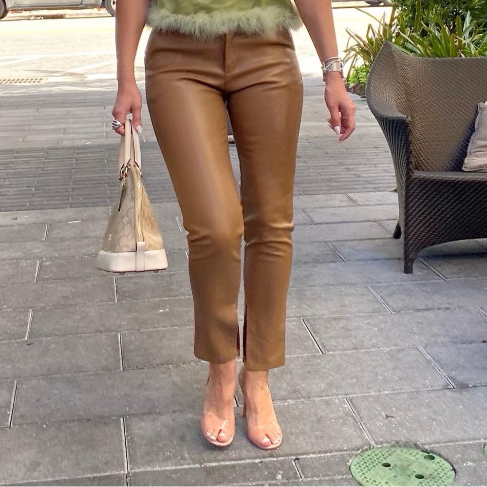 Venti6 Faux Leather Pants with Belt – Size S & M (New with Tags) - Picture 2 of 16